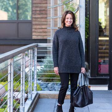 Churchmouse Studio Better-Than-Basic Pullover in Rowan Kid Classic/Berroco Ultra Alpaca
