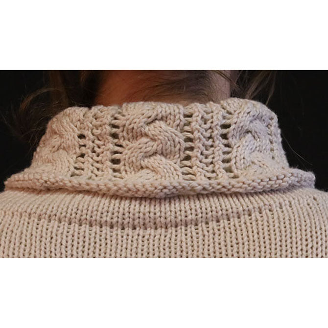 Plymouth Yarn Tree of Life, Cable Detail Pullover Knitting