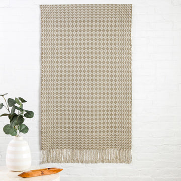 Valley Yarns #195 Diamond Wall Hanging