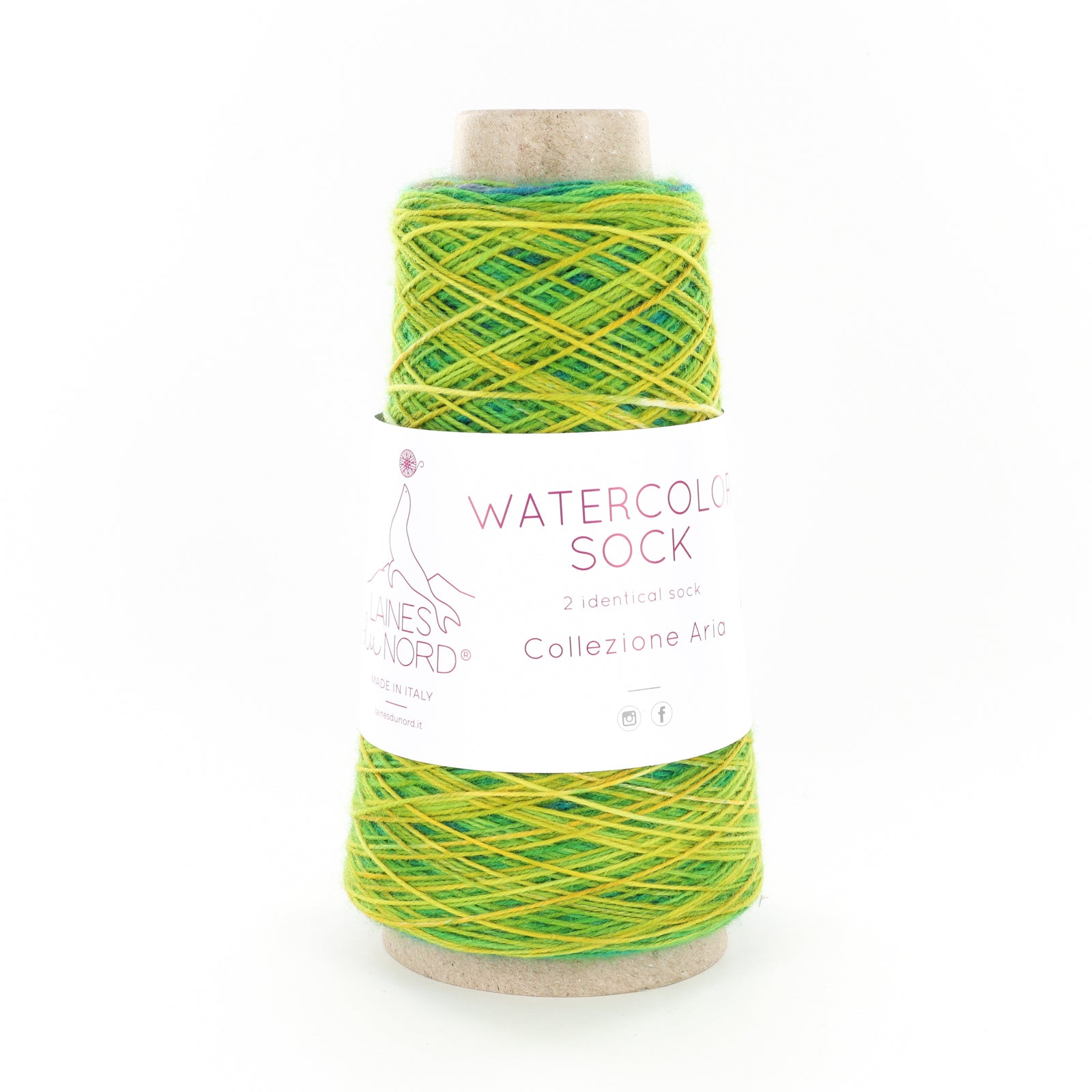 Laines Du Nord Watercolor Sock Yarn - Wool 4 Ply