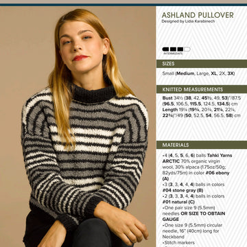 Tahki Yarns Ashland Pullover Knitting Pattern