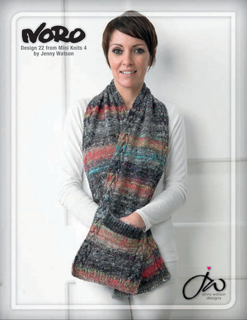 Noro Scarf With Pockets Knitting Pattern