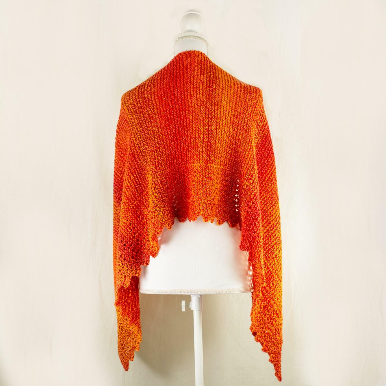 Cascade Yarns W Solar Wave Shawl Wrap Knitting Pattern