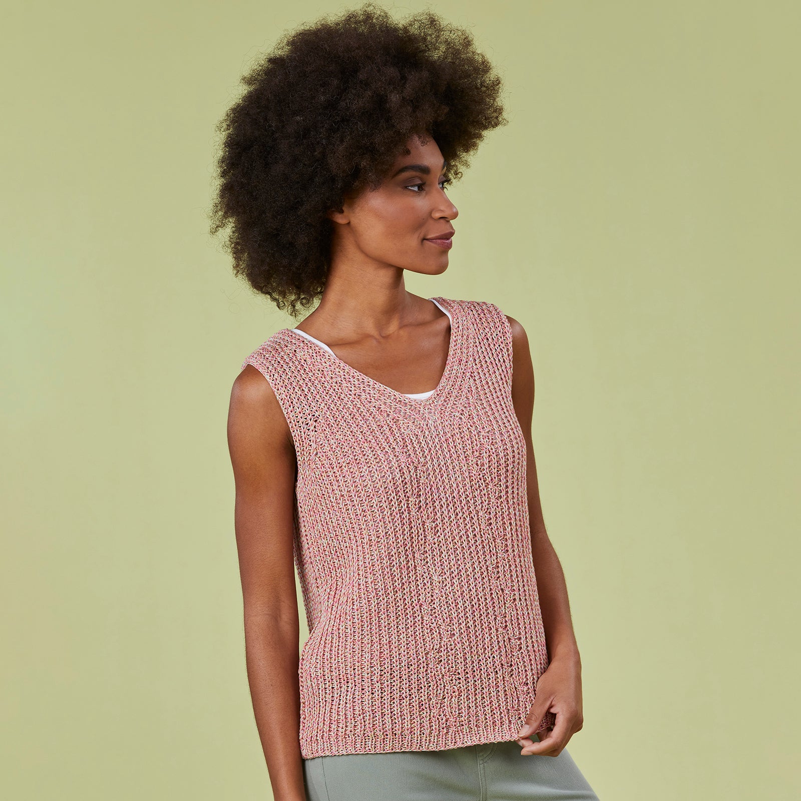 Tahki Yarns Bar Harbor Tank Knitting Pattern
