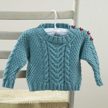 Valley Yarns Martius Baby Pullover Knitting Pattern