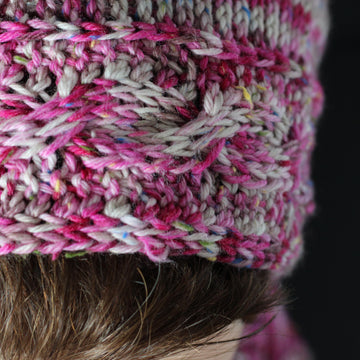 Raspberry Jam 3-pc Tunisian Set Hat, Mittens, and Scarf