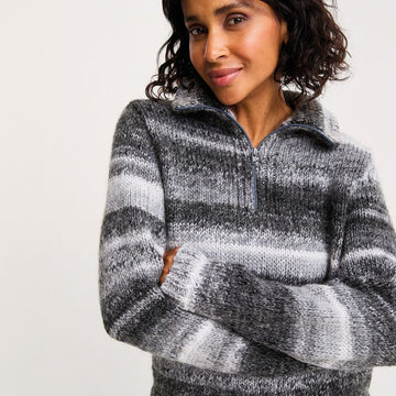 Sirdar Quartz Zip Collar Jumper Knitting Pattern