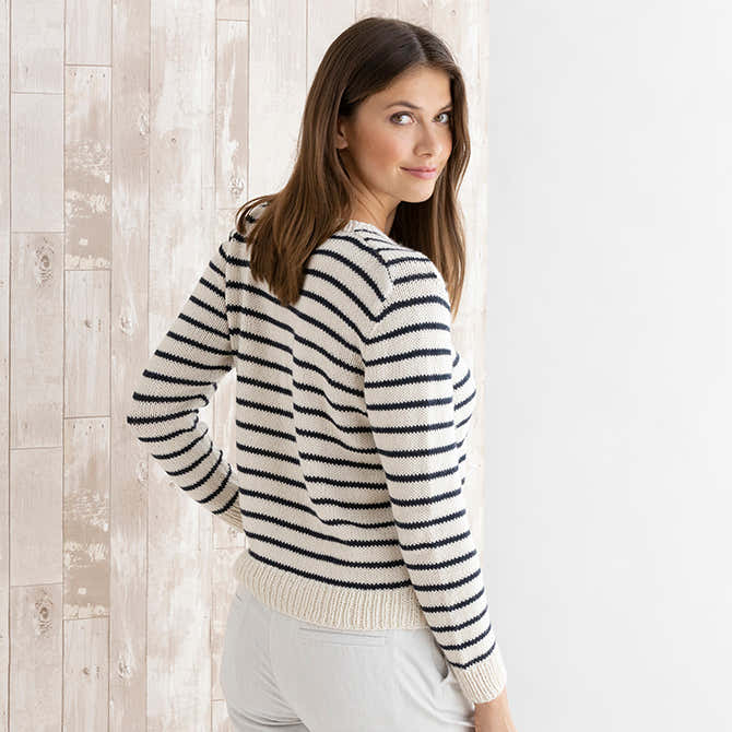 String Madison Pullover Jumper Knitting Pattern