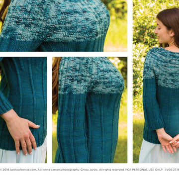 Twist Collective Heliotrope Jumper Knitting Pattern