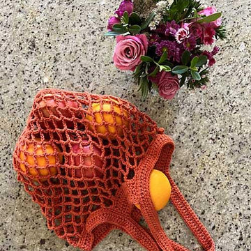 #352 Floral Market Bag