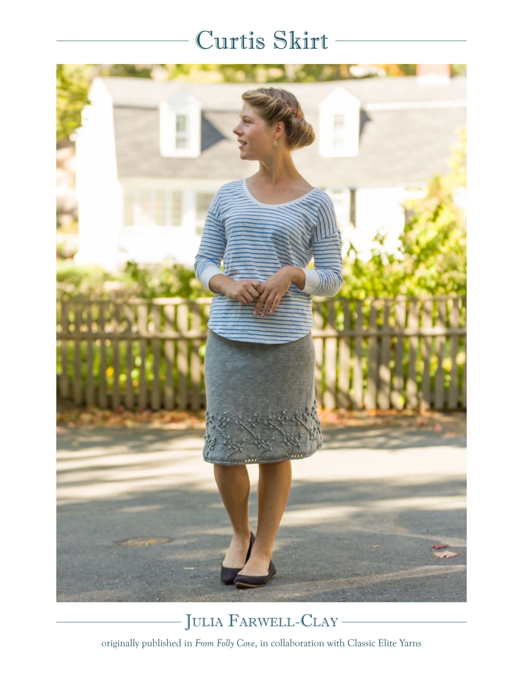 Classic Elite Yarns Viewpoints From Folly Cove - Curtis Skirt