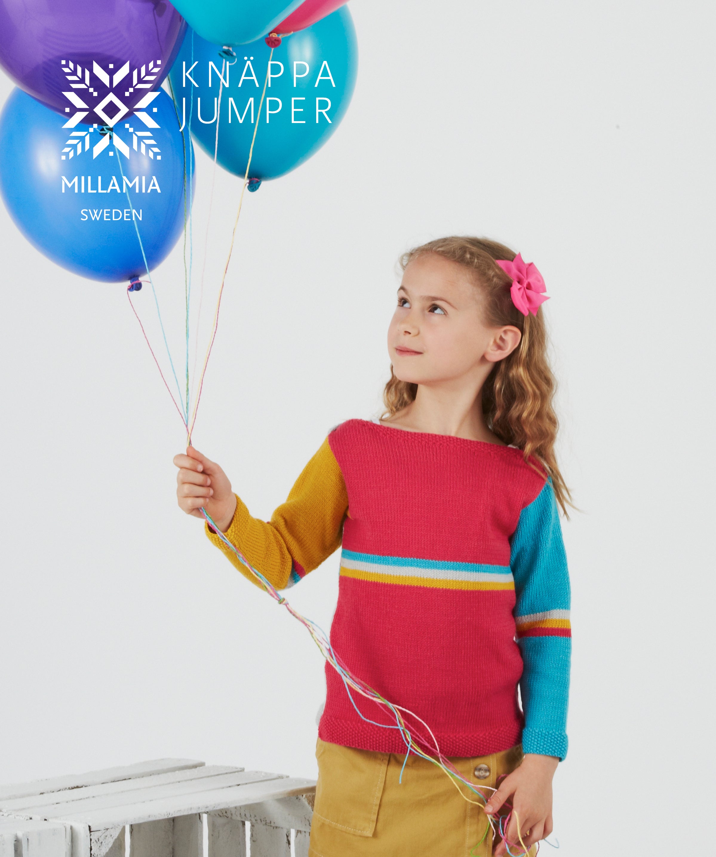 MillaMia Knappa Jumper & Mittens Knitting Pattern