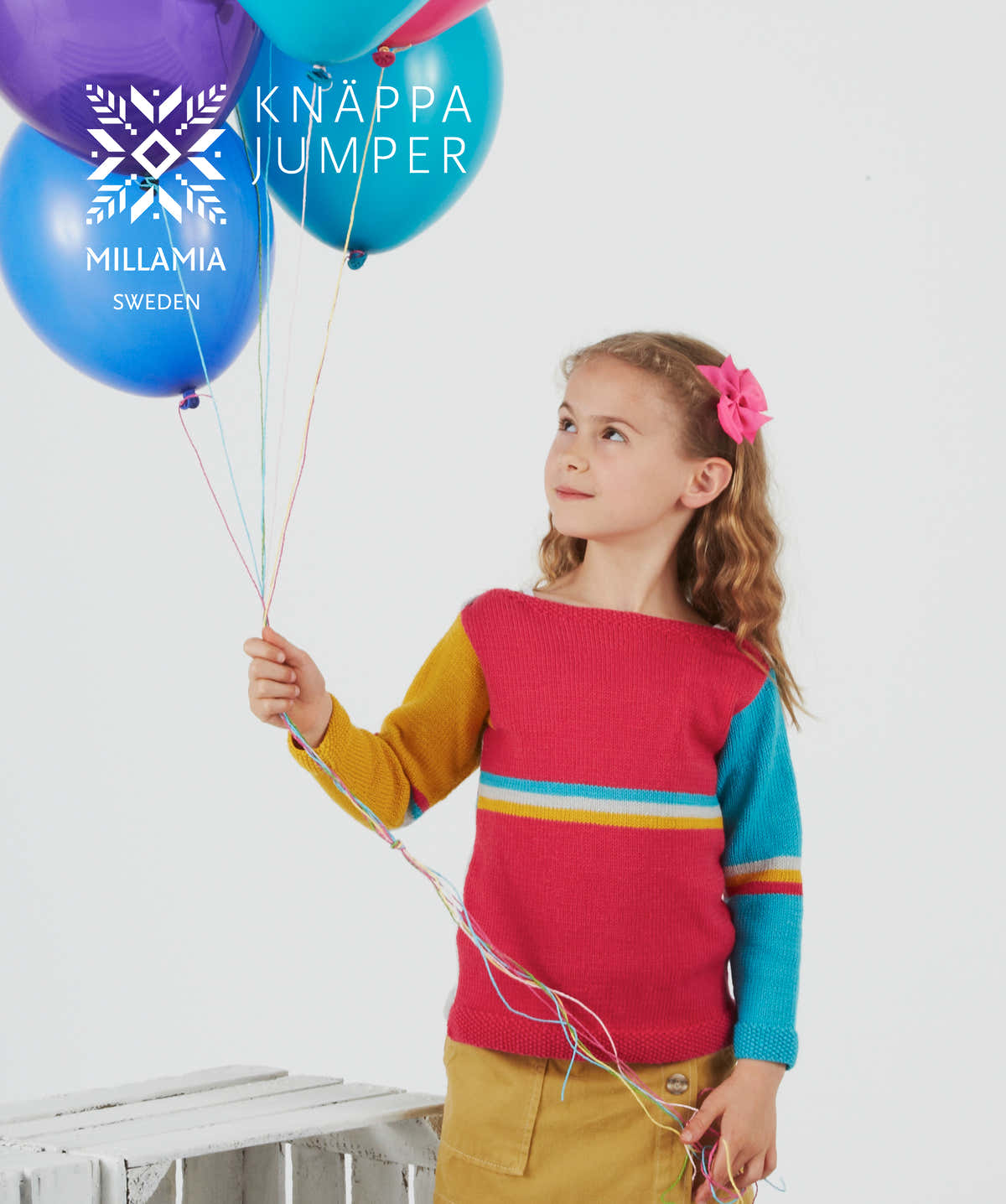 MillaMia Knappa Jumper & Mittens Knitting Pattern