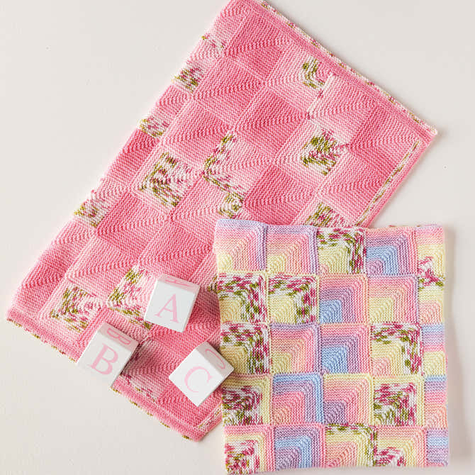 Hayfield 5355 Blankets Knitting Pattern