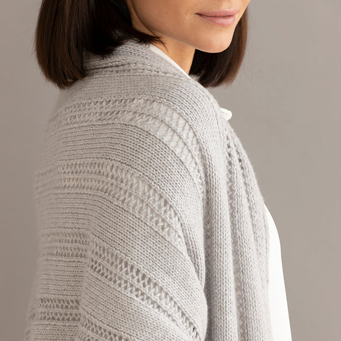String Melanie Shawl Wrap Knitting Pattern