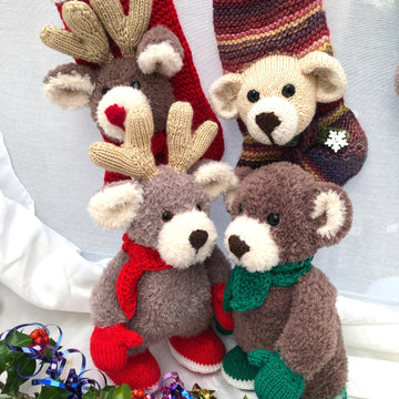 Christmas Stockings and Matching Toy