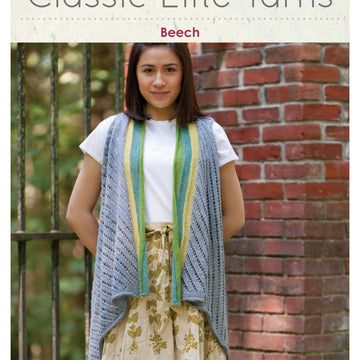 Classic Elite Yarns Beech Vest Knitting Pattern