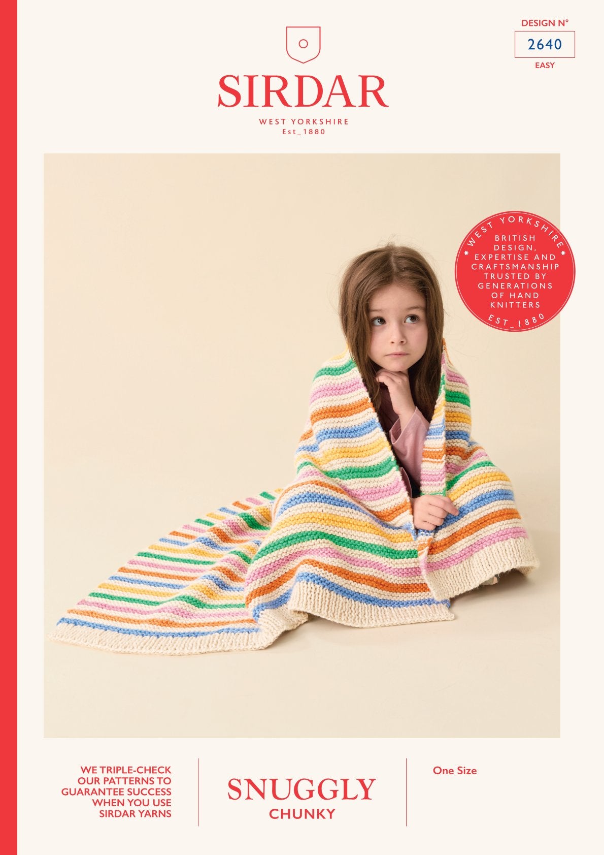 Scandi Stripes Blanket Knitting Pattern