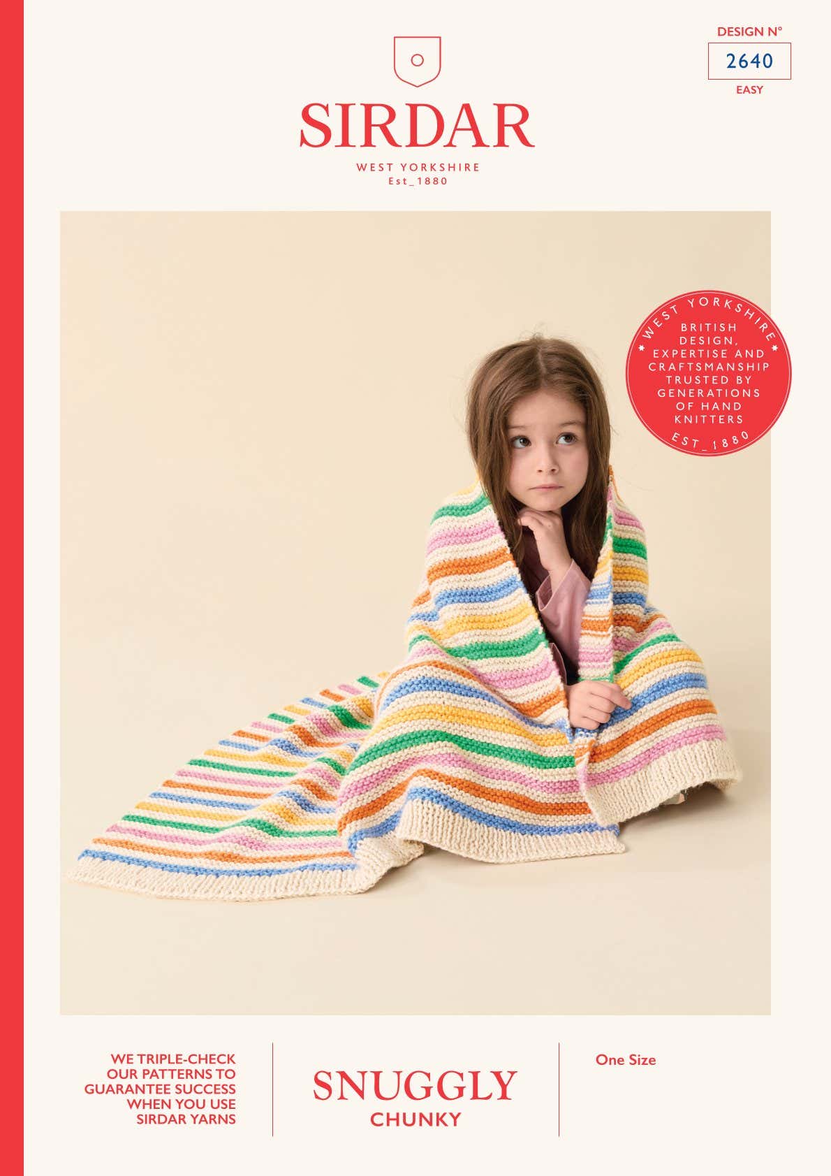 Scandi Stripes Blanket Knitting Pattern
