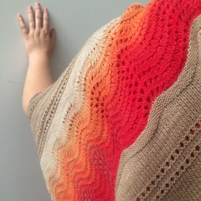 Freia Fine Handpaints Devil's Slide Shawl Kit