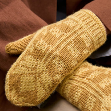 Arcadia Beret & Mittens Designed by Debbie Bliss & ChloÃƒÂ© Elizabeth Birch in Morris DK
