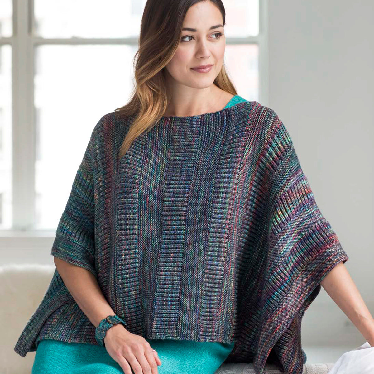 Malabrigo Lavender Cape Knitting Pattern