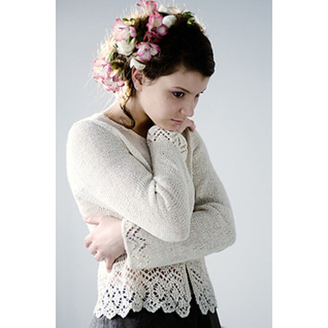 Loftyfiber Gardenia Cardigan Knitting Pattern