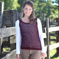 Valley Yarns Linda's Vest Crochet Pattern