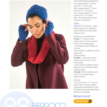 Berroco Penthia Cowl Knitting Pattern