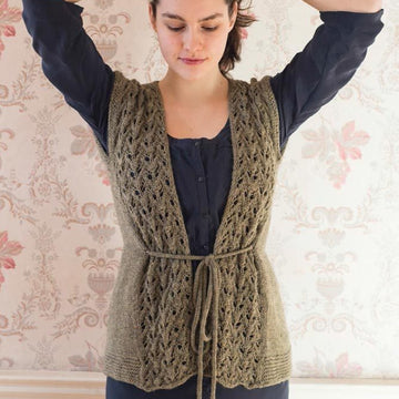 Berroco Hoehne Vest- Portfolio Waistcoat Knitting Pattern