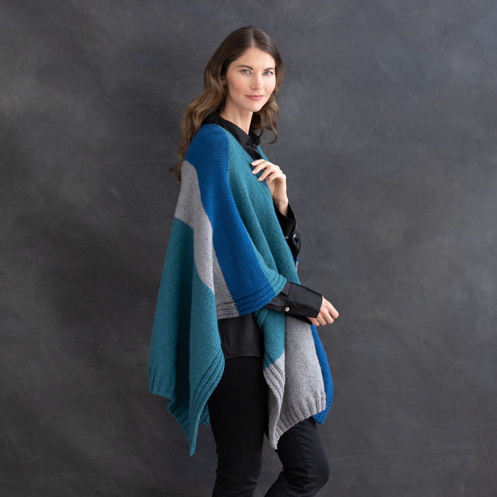 Alea Ruana Cape Knitting Pattern