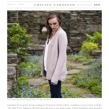 Swans Island Chelsea Cardigan Knitting Pattern