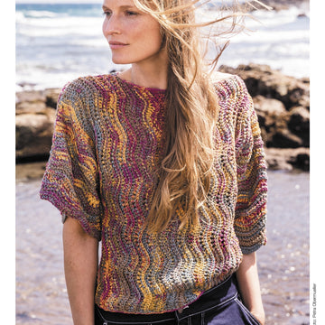 Lana Grossa 23 Crocheted Pullover in Linea Pura A Mano PDF