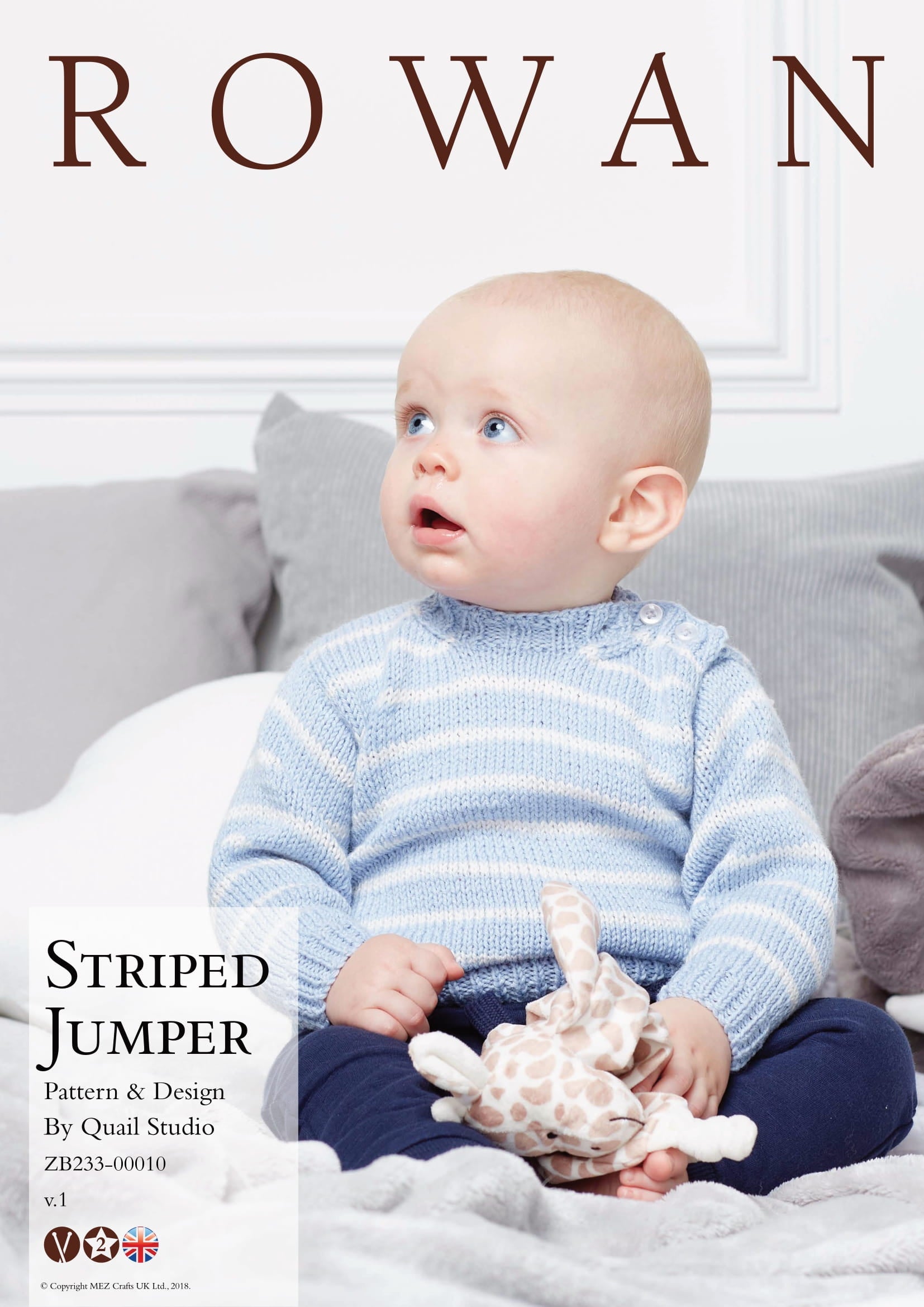 Rowan Striped Jumper Knitting Pattern