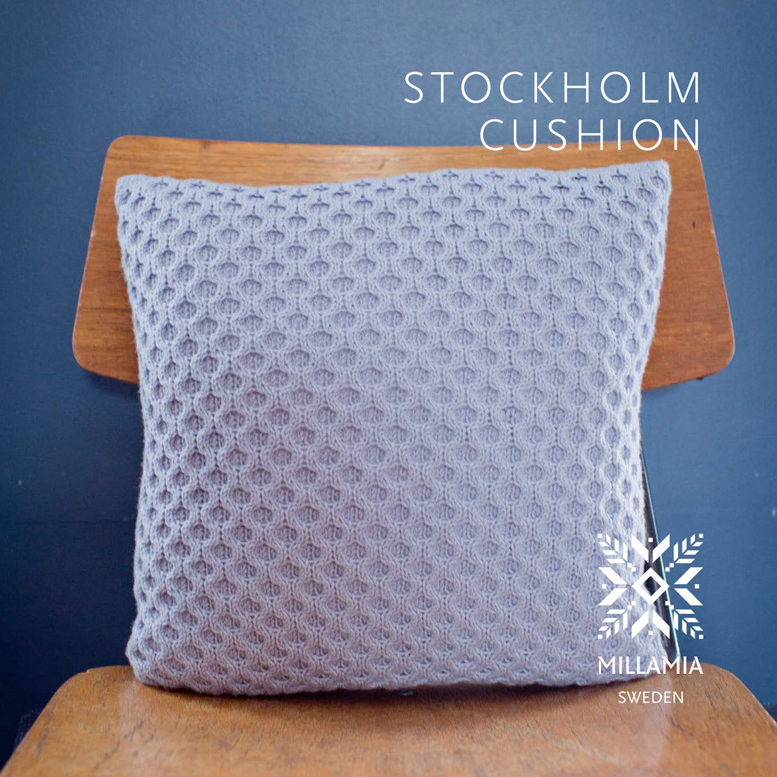 MillaMia Stockholm Cushion Cover Knitting Pattern