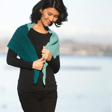 Cascade Yarns FW Heritage Napa Shawl Wrap Knitting Pattern