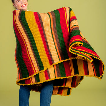 Paintbox Yarns Comfy Bobble Afghan (Free)