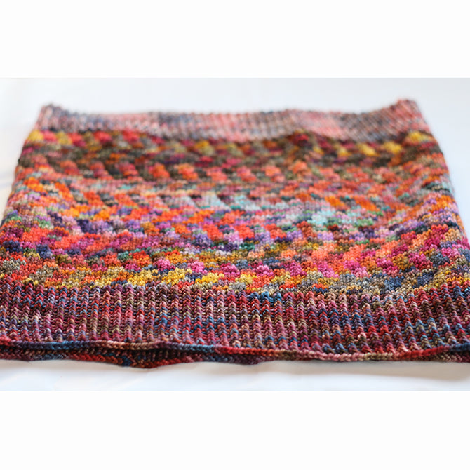Koigu Herringbone Stranded Cowl Knitting Pattern