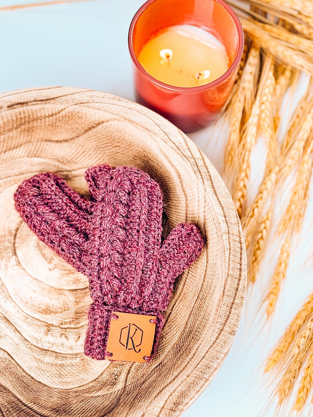 Autumn Wheat Mittens