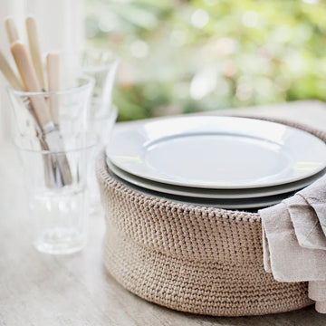 Churchmouse Studio Crocheted Baskets in Rowan Handknit Cotton/allhemp 6