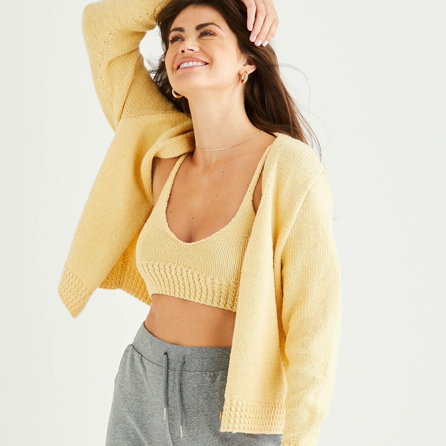 Sirdar Forty Love Twinset Cardigan Knitting Pattern