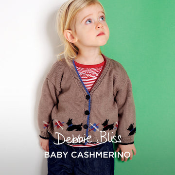 Debbie Bliss Zara Scottie Dog Cardigan Knitting Pattern