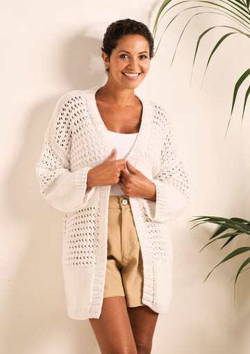 Falcon Cardigan in Rowan Four Seasons PDF