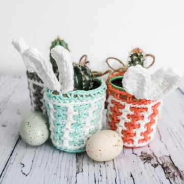 Mosaic Easter Pot Cover