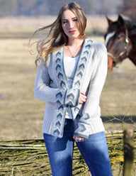 Juniper Moon Farm Lagertha Jacket Knitting Pattern