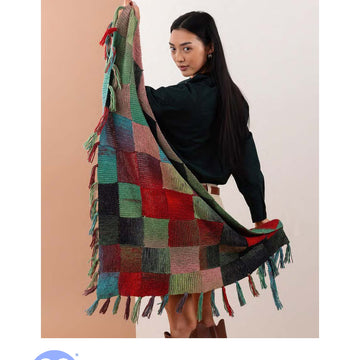 Freena Shawl Wrap Knitting Pattern