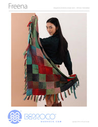 Freena Shawl Wrap Knitting Pattern