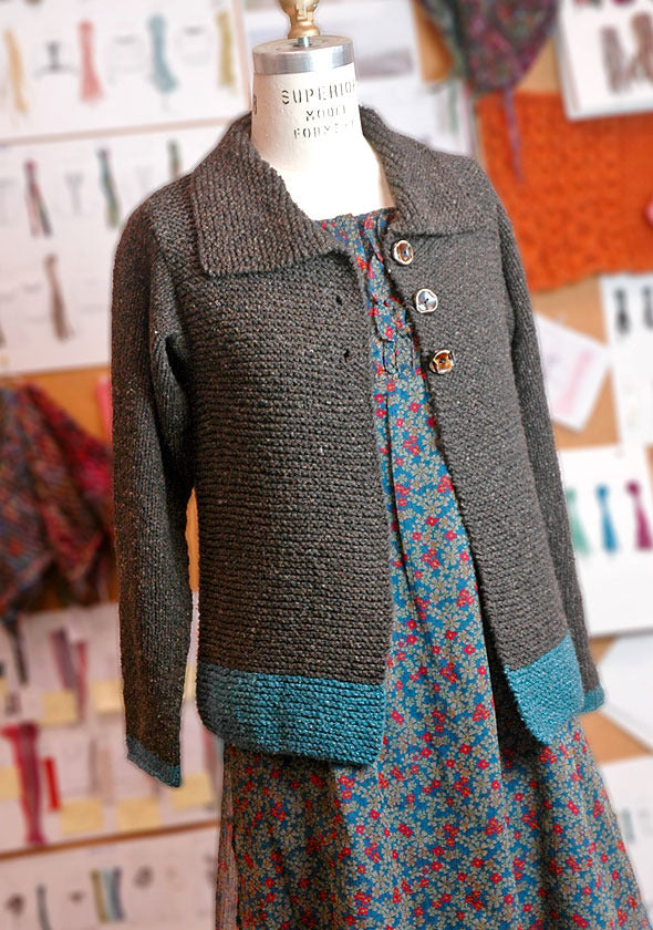 Berroco Sawtelle Adult Cardigan Knitting Pattern