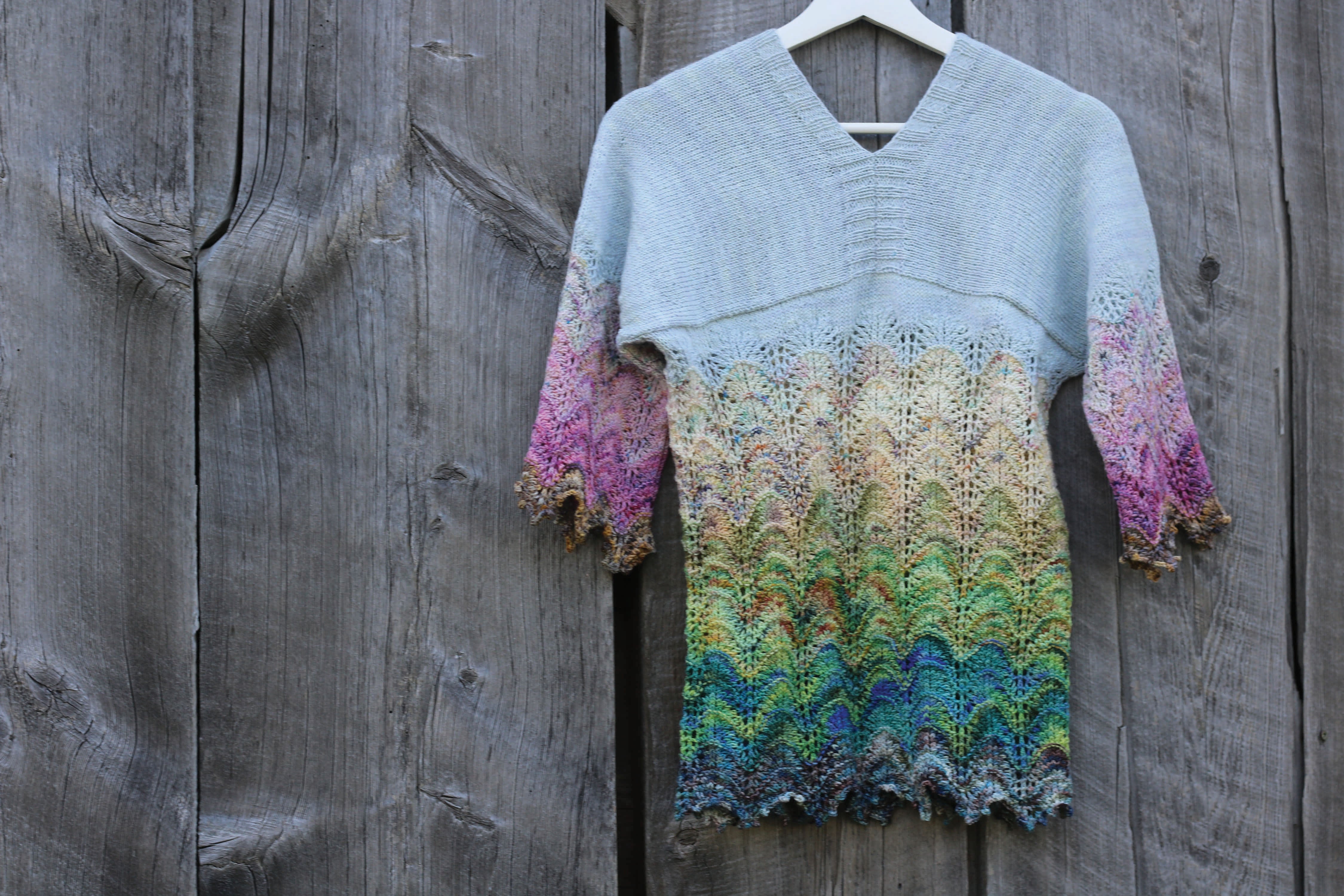 Koigu Sweet Pea Nymph Tunic Top Knitting Pattern