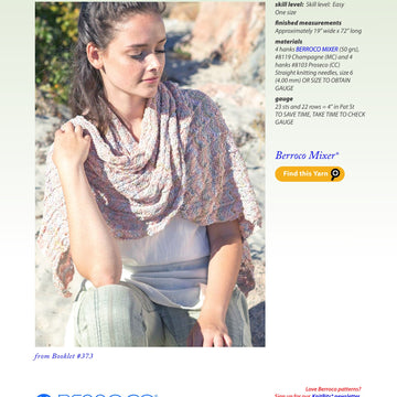 Berroco Landers Scarf Knitting Pattern